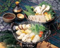 旬秋の宴 松茸鱧鍋 素材セット（2人前） AU-077